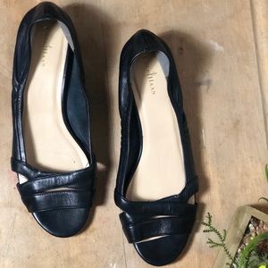 Melina criss cross open toe wedge Clearance